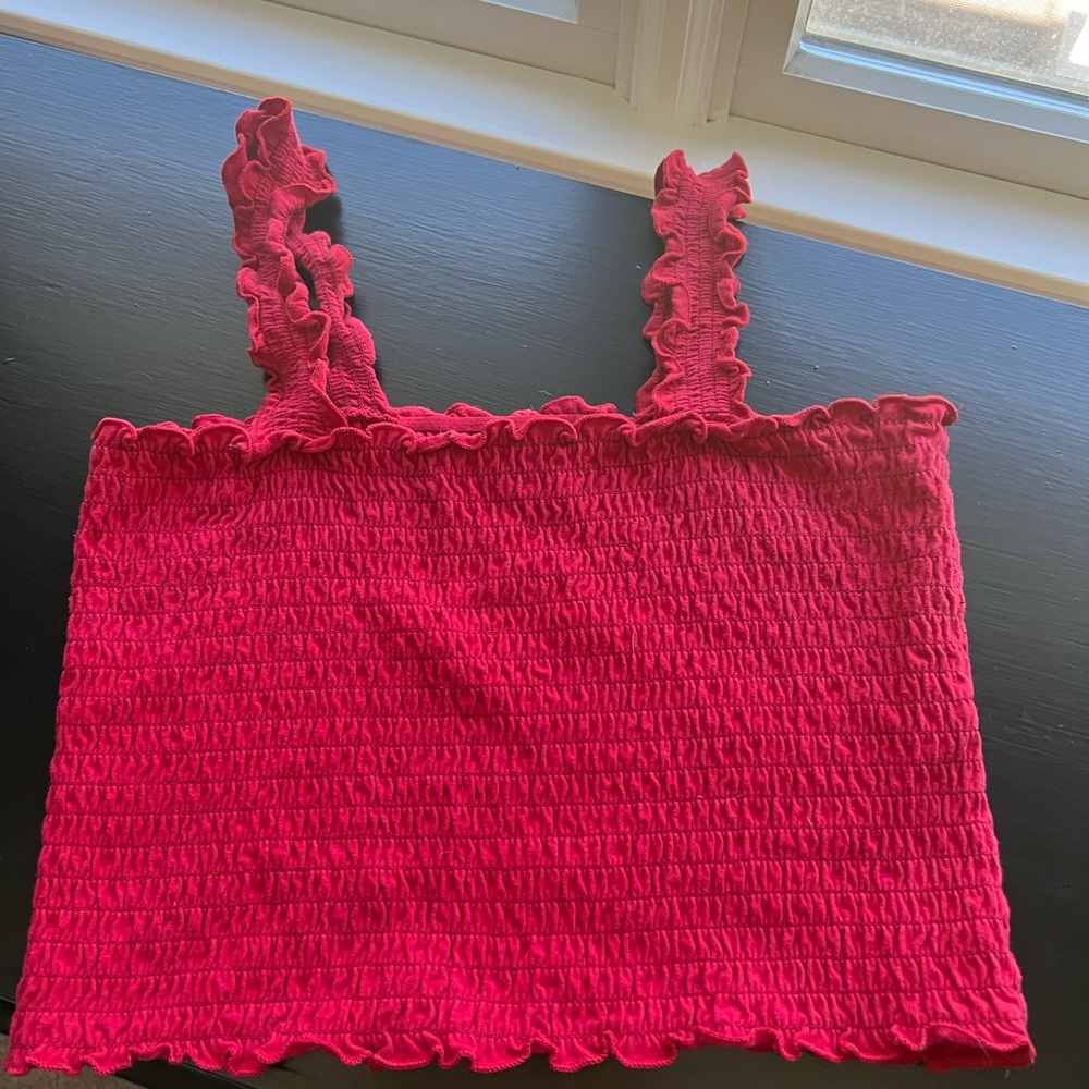 Gorgeous red crop top
